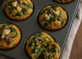 Savoury Spinach and Mushroom Muffins