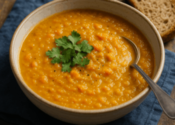 Spiced Lentil and Carrot Soup